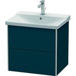 Duravit Waschtischunterbau XSQUARE 565x610x473mm nachtblau seidenmatt