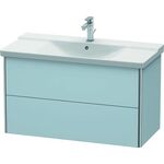 Duravit Waschtischunterbau XSQUARE 565x1010x473mm lichtblau seidenmatt