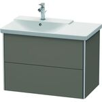 Duravit Waschtischunterbau XSQUARE Be li 565x810x473mm fla grey seidenmatt