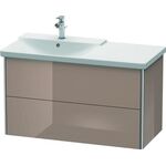 Duravit Waschtischunterbau XSQUARE Be li 565x1010x473mm cappuc. hochglanz