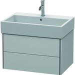 Duravit Waschtischunterbau XSQUARE 397x684x460mm nordic weiß seidenmatt