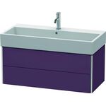 Duravit Waschtischunterbau XSQUARE 397x984x460mm aubergine seidenmatt
