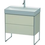 Duravit Waschtischunterbau XSQUARE 731x784x460mm taupe matt