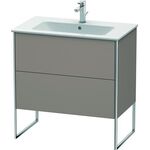 Duravit Waschtischunterbau XSQUARE 832x810x478mm basalt matt