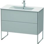 Duravit Waschtischunterbau XSQUARE 832x1010x478mm nordic weiß seidenmatt