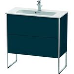 Duravit WTU COMPACT XSQUARE 832x810x388mm nachtblau seidenmatt