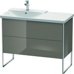 Duravit Waschtischunterbau XSQUARE Be li 805x1010x473mm fla grey hochglanz
