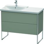 Duravit Waschtischunterbau XSQUARE Be li 805x1010x473mm Steingr seidenmatt