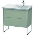 Duravit Waschtischunterbau XSQUARE Be rechts 805x810x473mm taupe seidenmatt