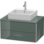 Duravit Waschtischunterbau XSQUARE 400x800x548mm dolomiti grey hochglanz