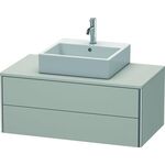 Duravit Waschtischunterbau XSQUARE 400x1000x548mm betongrau matt
