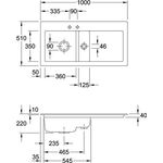 V&B Spüle SUBWAY 45 780x510mm Be li Handbet. timber