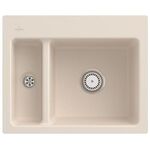 V&B Einbauspüle SUBWAY XM FLAT 585x475mm Handbet. ivory