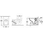 V&B Wand-WC ViCare ti. 360x595mm spülrandl DF we AntiBac C+