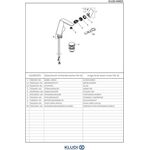 Kludi Waschtisch-Einhandmischer AMEO DN 15 seit Bedien. Ablgrt G 1 1/4Zoll chr