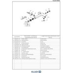Kludi WF und Brause-Einhandmischer AMEO DN 15 seitliche Bedienung chr
