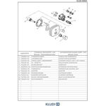 Kludi WF u Brause-Thermostatarmatur AMEO UP chr