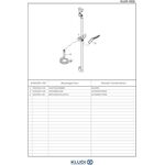 Kludi Brause-Set 1S FIZZ 900mm we/chr