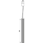 Laufen Hängeleuchte KARTELL 80x900mm silber