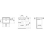 Laufen Waschtisch KARTELL 600x460mm unterbauf m ÜL o Hahnloch weiß