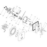 Einhebel-Wannenmischer AXOR CITTERIO E DN 15, Unterputz chrom