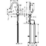 HG Einhebel-Spültischmischer 160 TALIS S DN 15, mit sBox, Ausziehbrause chrom