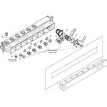 Grundkörper AXOR für Thermostatmodul Select 4 Verbraucher