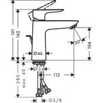HG EH-WT-MI TALIS E 110 CoolStart m Ablgrt G 1 1/4Zoll bru bronze