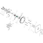 HG Fertigmontageset TALIS E für Unterputz Brausemischer mattschwarz