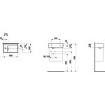 Laufen Handwaschbecken KARTELL 460x280mm Arm.bank li o ÜL o HL weiß LCC