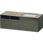 Duravit Waschtischunterbau DURASTYLE 550x1400x500mm Auss rechts pine terra
