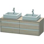 Duravit Waschtischunterbau KETHO 550x1400x496mm pine silver