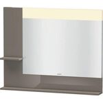 Duravit Spiegel VERO 142x1000x800mm Be flannel grey hochglanz