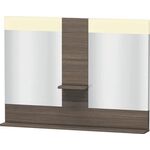 Duravit Spiegel VERO 142x1100x800mm, Beleuchtung pine terra