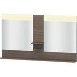 Duravit Spiegel VERO 142x1400x800mm, Beleuchtung pine terra