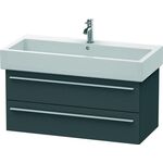 Duravit Waschtischunterbau X-LARGE 443x950x448mm graphit matt