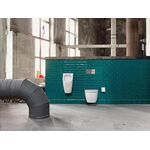Duravit Urinal ME by Starck RIMLESS 0,5 l Abgang waagerecht ohne Fliege weiß