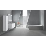 Duravit Halbhochschrank L-CUBE 400x243x1320mm Anschlag links weiß matt