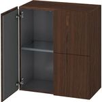 Duravit Halbhochschrank L-CUBE 700x363x800mm nussbaum gebürstet