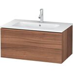 Duravit Waschtischunterbau L-CUBE 820x481x400mm nussbaum natur