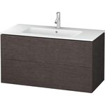 Duravit Waschtischunterbau L-CUBE 1020x481x550mm eiche dunkel gebürstet