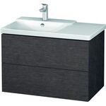 Duravit Waschtischunterbau L-CUBE 820x481x555mm eiche dunkel gebürstet