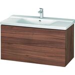 Duravit Waschtischunterbau L-CUBE 1020x481x555mm nussbaum natur