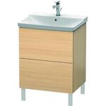 Duravit Waschtischunterbau L-CUBE 620x481x709mm mediterrane eiche