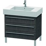 Duravit Waschtischunterbau X-LARGE 800x470x588mm eiche dunkel gebürstet