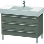 Duravit Waschtischunterbau X-LARGE 1000x470x588mm flannel grey seidenmatt