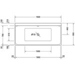Duravit Rechteck-Whirlwanne P3 Comforts 250 l 1900x900 we 2 RS Combi-System P