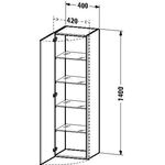 Duravit Hochschrank DURASTYLE 360x400x1400mm Ans li pi terra/weiß matt