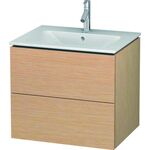 Duravit Waschtischunterbau L-CUBE 620x481x550mm eiche gebürstet