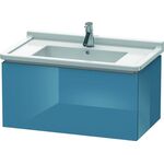 Duravit Waschtischunterbau L-CUBE 469x820x408mm stone blue hochglanz